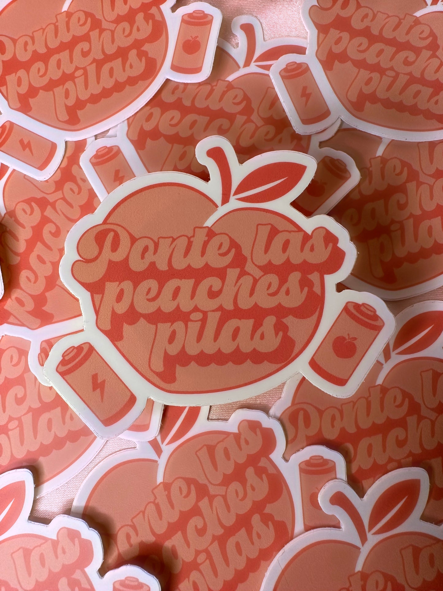 PONTE LAS PEACHES PILAS STICKER