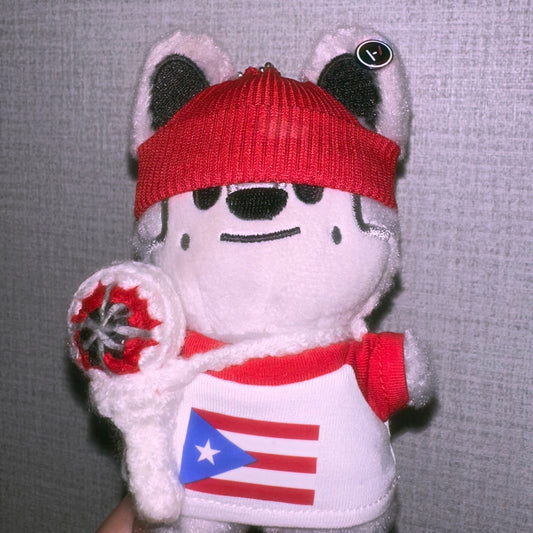 10CM PLUSHIE TEES LATAM FLAGS