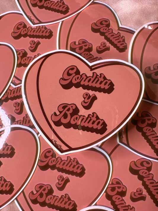 GORDITA Y BONITA STICKER