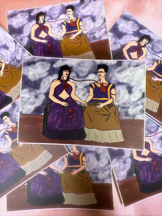 SLENA AND FRIDA STICKER