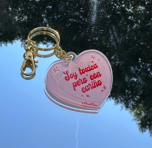 SOY TOXICA PERO CON CARINO KEYCHAIN