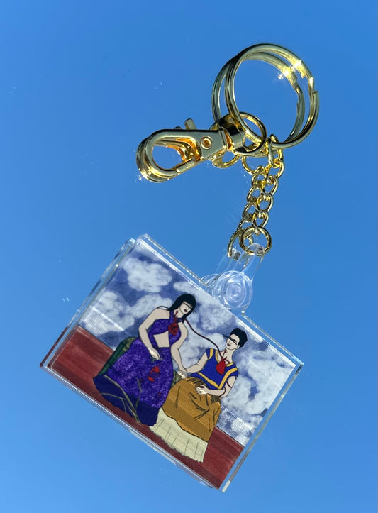 SELENA AND FRIDA KEYCHAIN