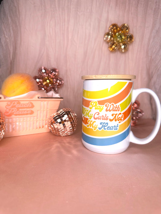 PLAY WITH MY CURLS MUG